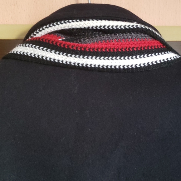 Monroe & Main Blk Jacket  With Scarf Size M - Picture 6 of 8